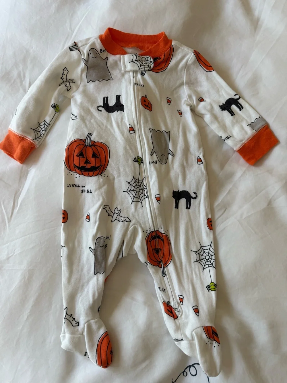 Halloween One-Piece Pajama Sleeper Set